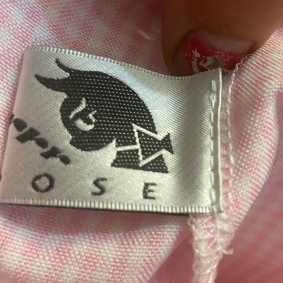 Mel rose Purr Melrose Pink white gingham check skort Shorts xs extra small - Picture 5 of 7